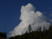 Wolkengebirge bei Bernau / Schwarzwald, September 2020