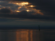 Sonnenaufgang beim Seeburgpark Kreuzlingen, September 2020