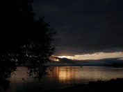 Sonnenaufgang beim Seeburgpark Kreuzlingen, September 2020